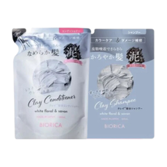 Dầu gội đất sét Biorica Clay Shampoo 360ml, sạch bã nhờn, phục hồi hư tổn 360ml - Hàng Nhật nội địa