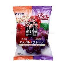 Thạch Orihiro trái cây vị mơ và vải túi 12c