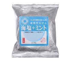XÀ PHÒNG VỆ SINH VỚI MUỐI BIỂN VÀ BẠC HÀ - Hàng Nhật nội địa