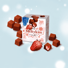 Socola tươi Meiji Melty Kiss Premium nhân dâu tây - Hàng Nhật nội địa