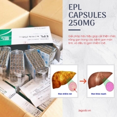 Viên uống điều trị gan nhiễm mỡ EPL Capsules 250mg Alfresa 400 viên