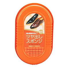 Miếng bọt biển đánh giày da cao cấp Columbus Double Shine (sử dụng cả 2 mặt) - Hàng Nhật nội địa