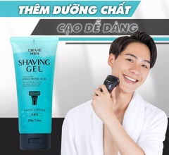 Gel cạo râu Deve Men Tuýp 220G - Hàng Nhật nội địa