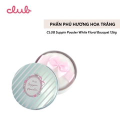 PHẤN PHỦ DƯỠNG DA CLUB SUPPIN POWDER B HƯƠNG HOA TRẮNG - Hàng Nhật nội địa