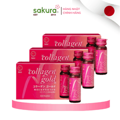 Combo 3 Hộp Collagen Menard Gold Nhật Bản ( 30 Lọ x 30ml) - Hàng Nhật nội địa