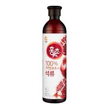 Giấm lựu hữu cơ Deasang 900ml, vị lựu – chai - Hàng Nhật nội địa