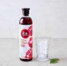 Giấm lựu hữu cơ Deasang 900ml, vị lựu – chai - Hàng Nhật nội địa