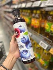 Giấm lựu hữu cơ Deasang 900ml, vị mâm xôi – chai - Hàng Nhật nội địa