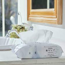 Giấy lụa lau mặt dưỡng ẩm cao cấp Nepia Hana Celeb Facial Towel 120 tờ - Hàng Nhật nội địa