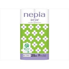 Giấy vệ sinh Nepia 2 lớp màu xanh 12 cuộn - Hàng Nhật nội địa