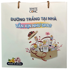 Bộ quà tặng White ConC Nhật Bản ( Sữa tắm+ sữa dưỡng thể+ bông tắm) - Hàng Nhật nội địa