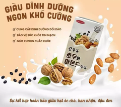 Sữa hạt Macca, hạnh nhân, óc chó KSun Hàn Quốc ( thùng 16 hộp x 190ml) - Hàng Nhật nội địa