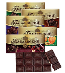 Socola thanh Babaevsky nhân hạt điều và hạt phỉ 70g - Hàng Nhật nội địa