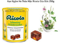 Kẹo ngậm ho ricola màu vàng (250g) - Hàng Nhật nội địa