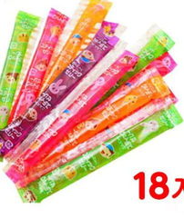 Thạch Rau Câu Ribon 5 Vị Trái Cây 18 Que 290g - Hàng Nhật nội địa