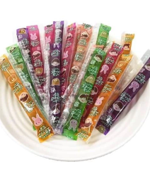 Thạch Rau Câu Ribon 5 Vị Trái Cây 18 Que 290g - Hàng Nhật nội địa