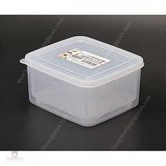 Hộp nhựa đựng thực phẩm 2 lớp 1,1L Nakaya