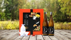 Hộp rượu cao cấp: Set 2 rượu Sake Junmai Ginjo Karakuchi 720ml