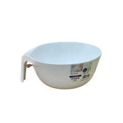 Tô trộn thực phẩm có tay cầm 22,5cm Kokubo (màu trắng) - Hàng Nhật nội địa