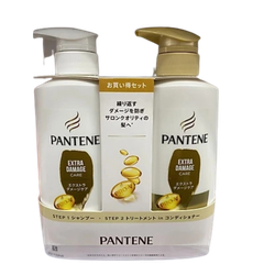 Set dầu gội Pantene phục hồi hư tổn màu vàng - Hàng Nhật nội địa