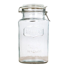 Bình thủy tinh nắp bật 1,5l- Hàng Nhật nọi địa