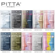 Set 3 chiếc khẩu trang PITTA MASK chuẩn nội địa Nhật mix 3 màu