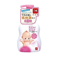 Sữa Tắm Tạo Bọt Cow Baby Soap Cho Bé 400ml ( Hồng) - Hàng Nhật nội địa