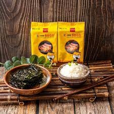 Snack rong biển vị BBQ thịt nướng Otter Mong (4.5g x 3) - Hàng Nhật nội địa