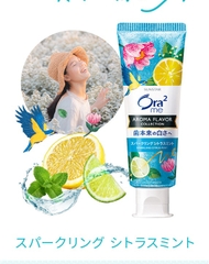 Kem đánh răng hương chanh và bạc hà Ora2 Sunstar 130gr - Hàng Nhật nội
