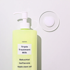Sữa Dưỡng Thể Cấp Ẩm Chống Lão Hóa – Olevea Triple Treatment Milk Botanicals (480g) - Hàng Nhật nội địa