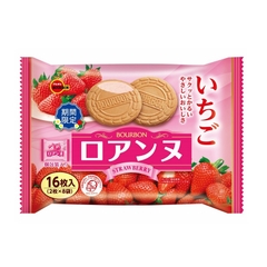 Bánh quy Bourbon vị dâu 114gr - Hàng Nhật nội địa