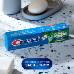 Kem Đánh Răng Crest Làm Trắng Răng & Thơm Miệng 153g (Nhập Khẩu Mỹ) - Hàng Nhật nội địa