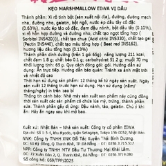 Kẹo Marshmallow Eiwa vị dâu (65g) - Hàng Nhật nội địa