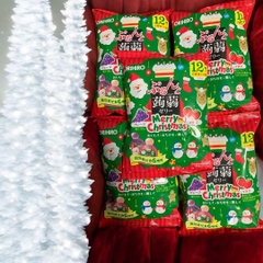 Thạch trái cây Orihiro giáng sinh 2025 vị dây tây và nho 12 chiếc - Hàng Nhật nội địa