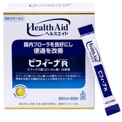 Bột men vi sinh HealthAid Bifina R 60 gói - Hàng Nhật chính hãng