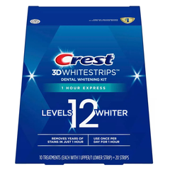 Miếng dán trắng răng Crest 3D Whitestrips Express Whitening ( dán cấp tốc)