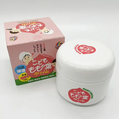 Kem dưỡng ẩm chiết xuất lá đào cho trẻ sơ sinh Unimat Rikken 120g - Hàng Nhật nội địa