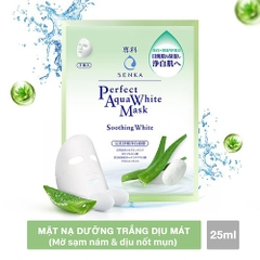 Mặt Nạ Dưỡng Trắng Dịu Mát Da Senka Soothing White 25ml