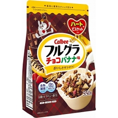 Ngũ cốc dinh dưỡng Calbee vị socola chuối 550g- Hàng Nhật nội địa