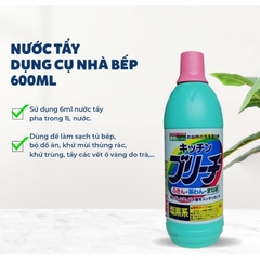 Nước tẩy rửa nhà bếp Rocket Soap Nhật Bản chai 600ml không gây hại da tay khi tiếp xúc - Hàng Nhật nội địa