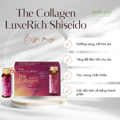 Combo 2 Tháng Nước Uống The Collagen Shiseido Luxerich 35+ ( 6 Hộp) - Hàng Nhật nội địa