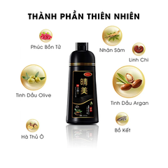 Dầu gội nhuộm tóc Komi Nhật Bản 500ml màu nâu hạt dẻ - Hàng Nhật nội địa