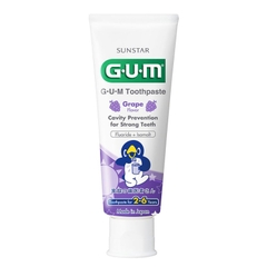 Kem đánh răng nha khoa Sunstar G.U.M cho bé 2-6 tuổi 70g ( hương nho) - Hàng Nhật nội địa