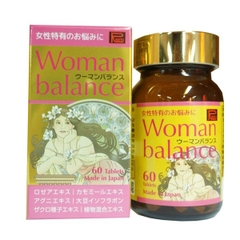 Woman Balance- TPCN hỗ trợ cân bằng nội tiết tố nữ 60 viên - Hàng Nhật nội địa