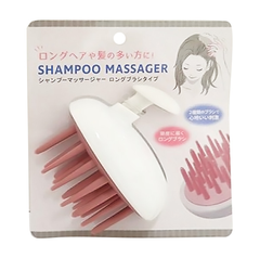 Lược chải massage đầu (mẫu trắng cam) - Hàng Nhật nội địa