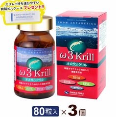 Viên uống bổ sung Omega 3 Krill Shiratori 80 viên (Nội địa) - Hàng Nhật nội địa