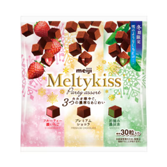 Socola tươi Meiji Melty Kiss Party tổng hợp 3 vị ( 30 chiếc) - Hàng Nhật nội địa