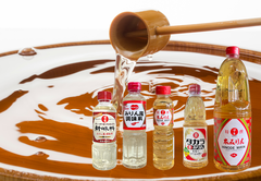 Gia vị nấu ăn Mirin Hinode màu xanh ít ngọt 500ml - Hàng Nhật nội địa