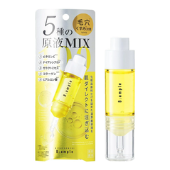 Serum dưỡng sáng da, thu nhỏ lỗ chân lông (Biyougenki B:ample Vitamin C & 5 mix serum) 10ml  - Hàng Nhật nội địa