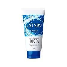 Sữa rửa mặt nam Gatsby Nhật Bản dưỡng sạch sâu và kiềm dầu 130g- Hàng Nhật nội địa